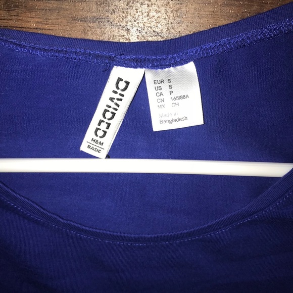 Blue Basic Tee - Picture 2 of 2